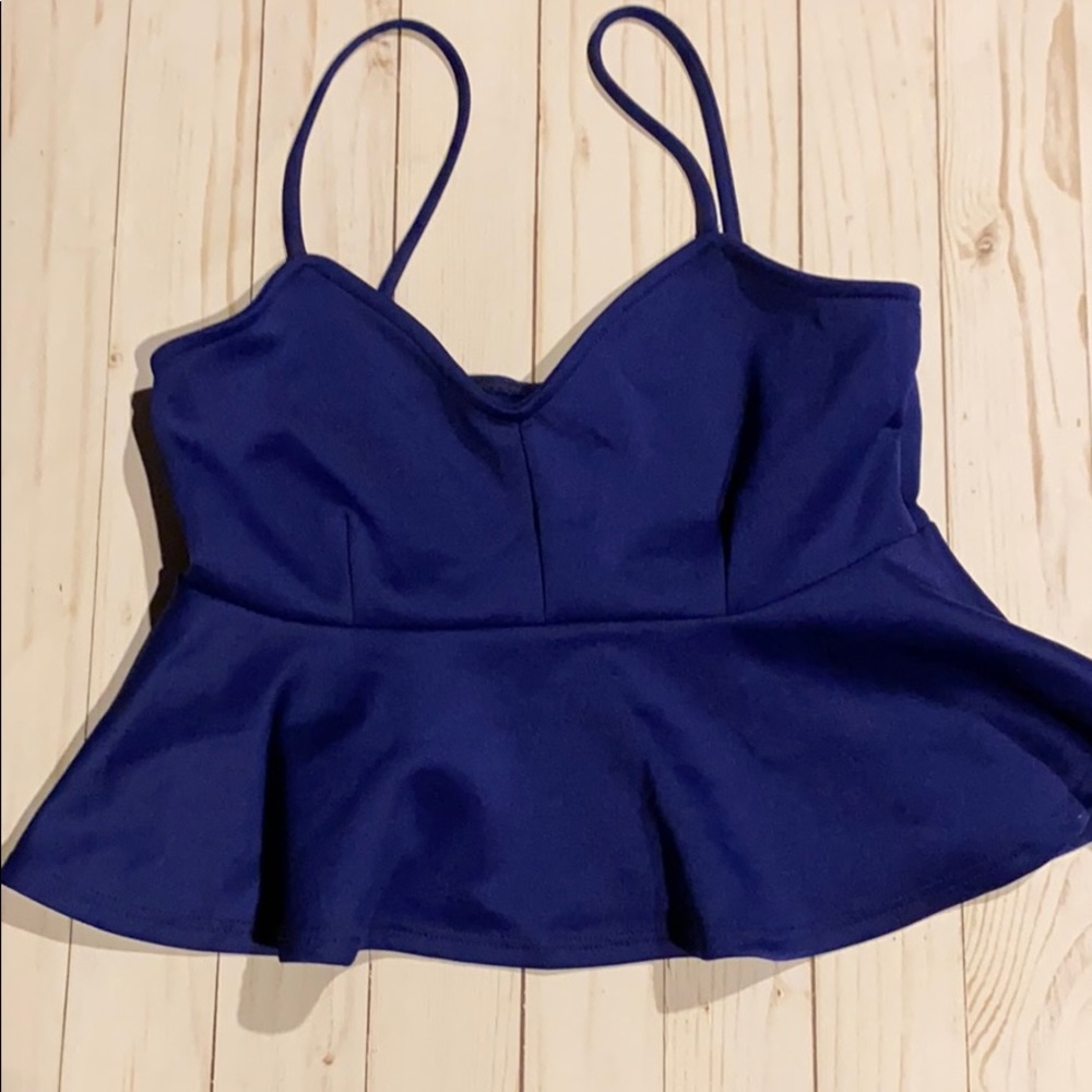 Peplum Crop Top